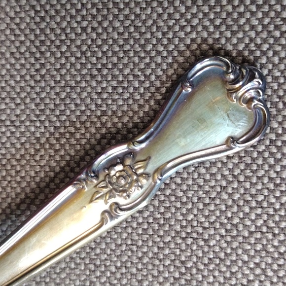 Old Company Plate / No Monogram / Rose 🌹 pattern - Picture 3 of 4